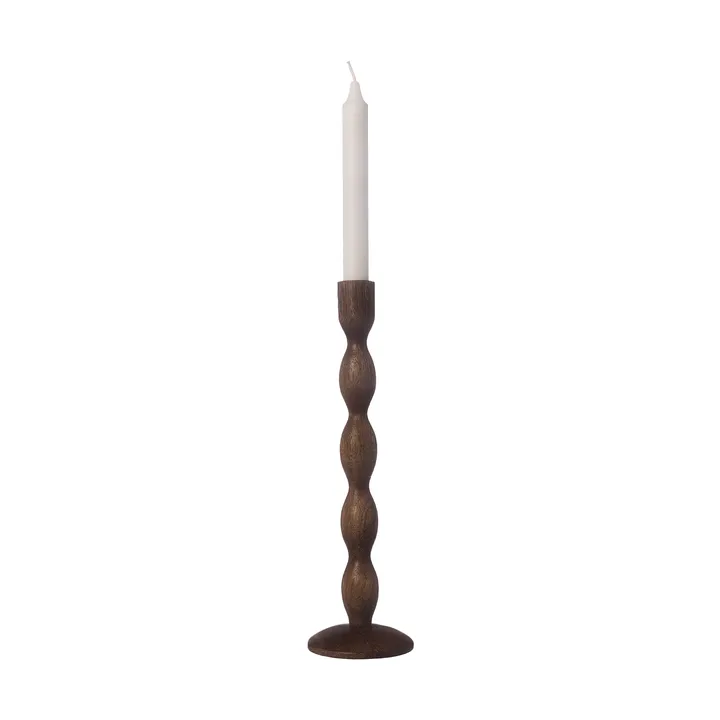 Ernst candle holder Ø9x31 cm - Dark brown - ERNST