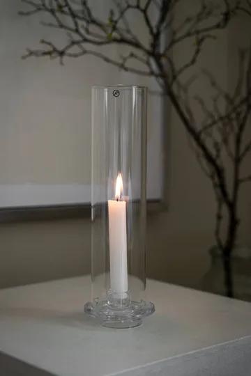 Ernst candle holder for taper candles - Glass, Ø9x27.5 cm - ERNST