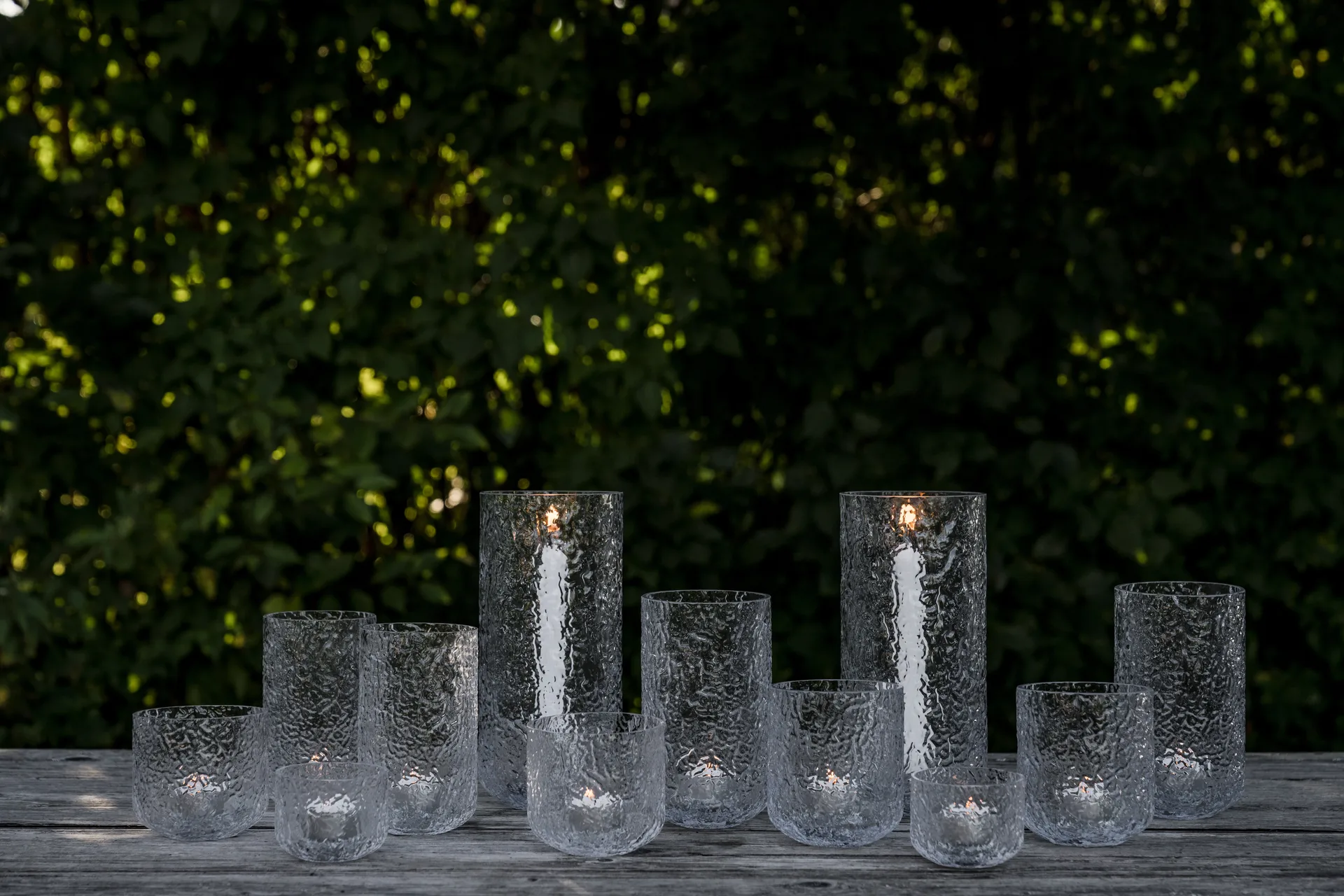 Ernst candle holder for taper candles patterned, Ø11x25 cm ERNST