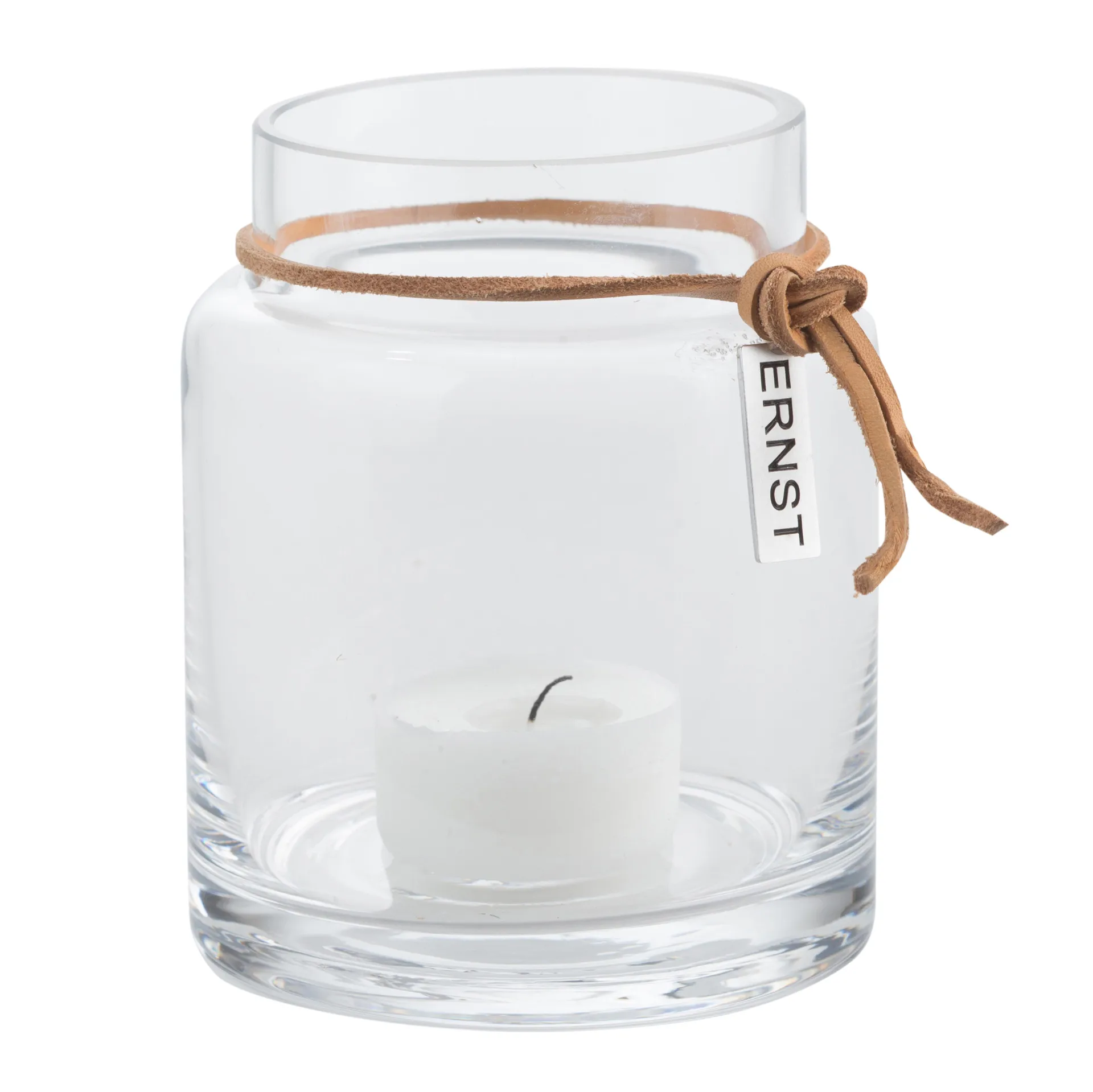 Ernst candle holder H10cm Ø6.5cm, clear ERNST