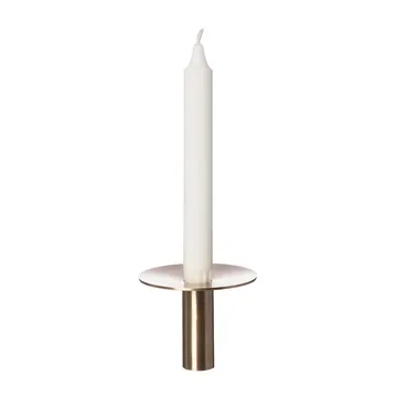 Ernst candle sticks brushed brass Ø9.2 cm - 7 cm - ERNST