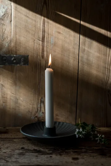 Ernst candle tray-candlestick - Petrol - ERNST