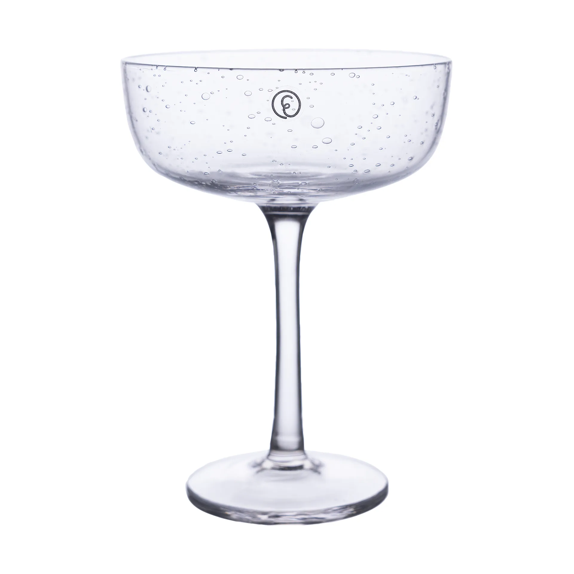 Ernst coupe glass bubbly glass 20 cl 2-pack, Clear ERNST