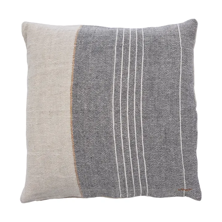 Ernst cushion cover half-linen 50x50 cm - Grey-natural - ERNST
