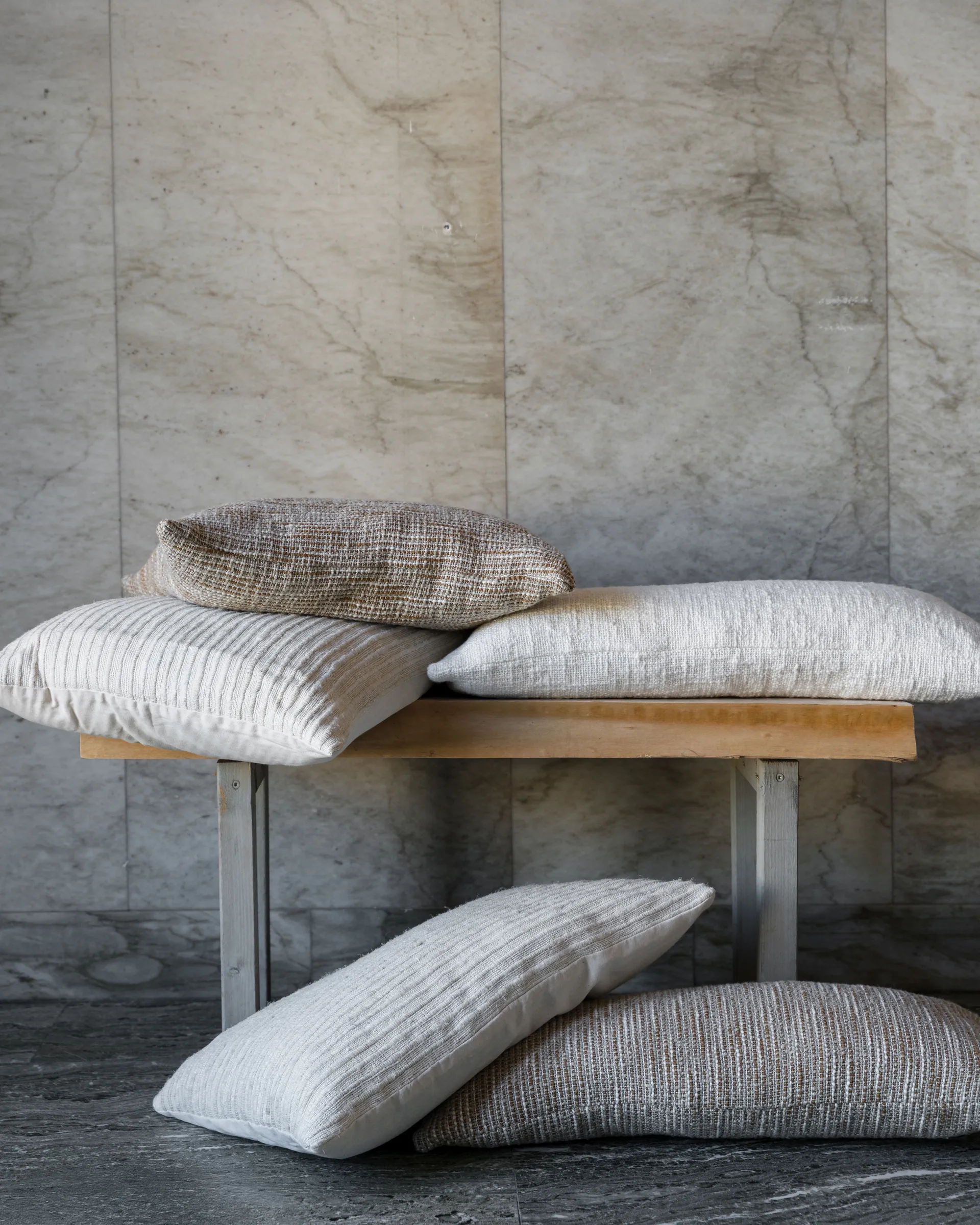 Ernst cushion cover with texture, Natural, 50x50 cm ERNST