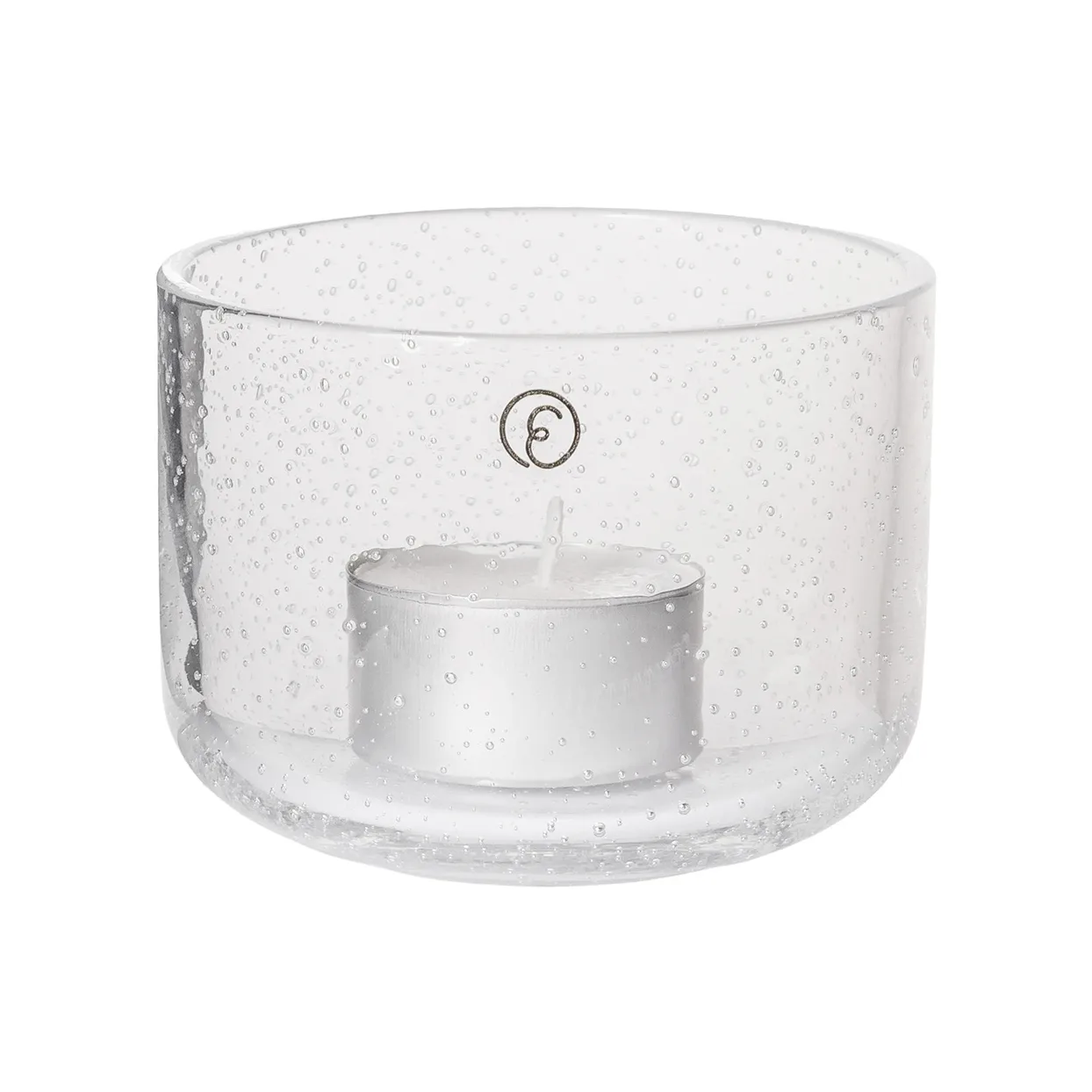 Ernst glass candle holder, Ø8x6 cm ERNST
