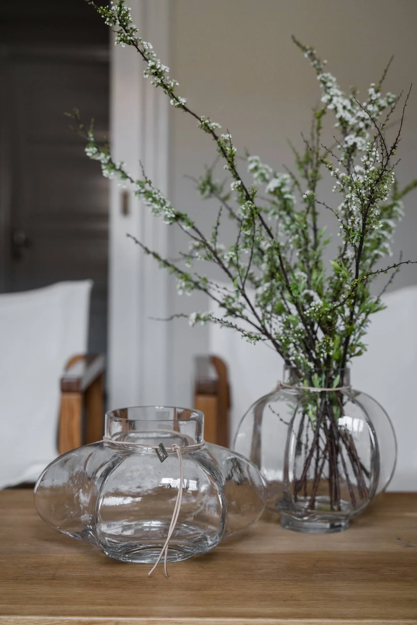 Ernst glass vase, Ø20x19.5 cm ERNST