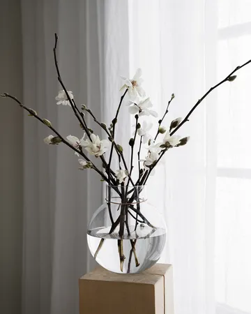 Ernst glass vase H29 cm Ø30 cm - clear - ERNST