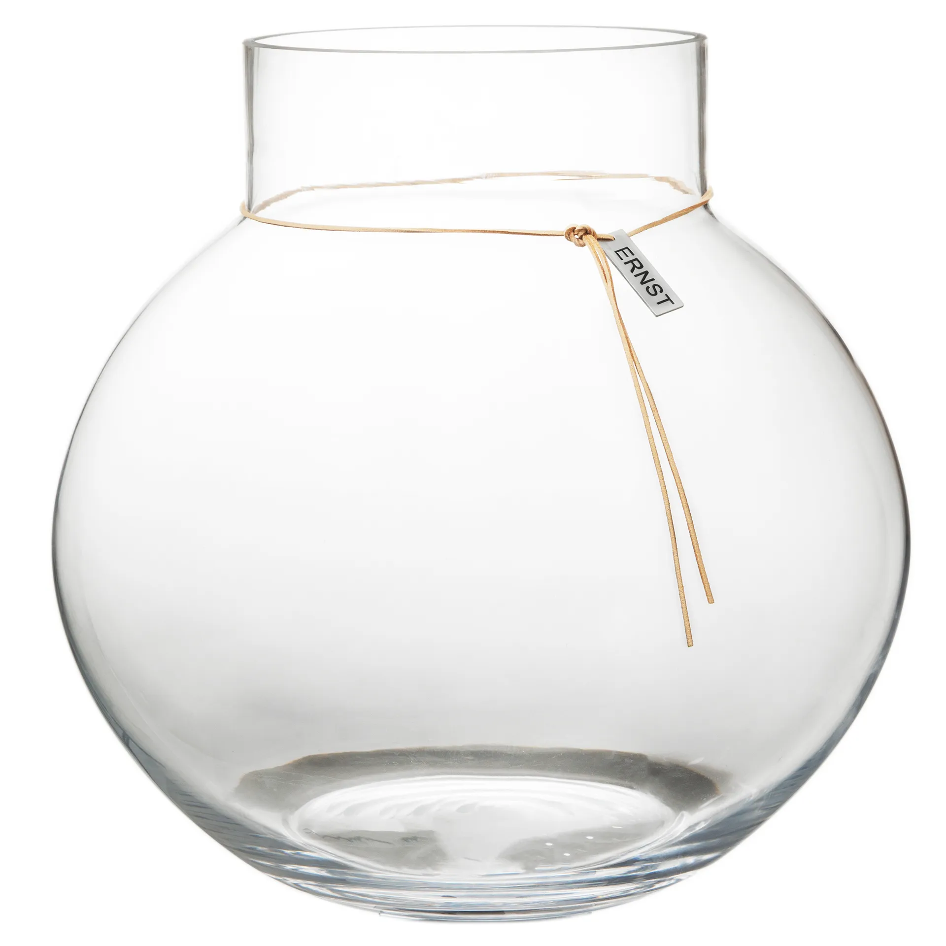 Ernst glass vase H37 cm Ø38 cm, clear ERNST