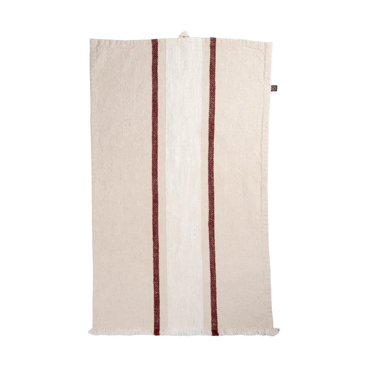 Ernst kitchen towel - Natural-white-red, 47x70 cm - ERNST