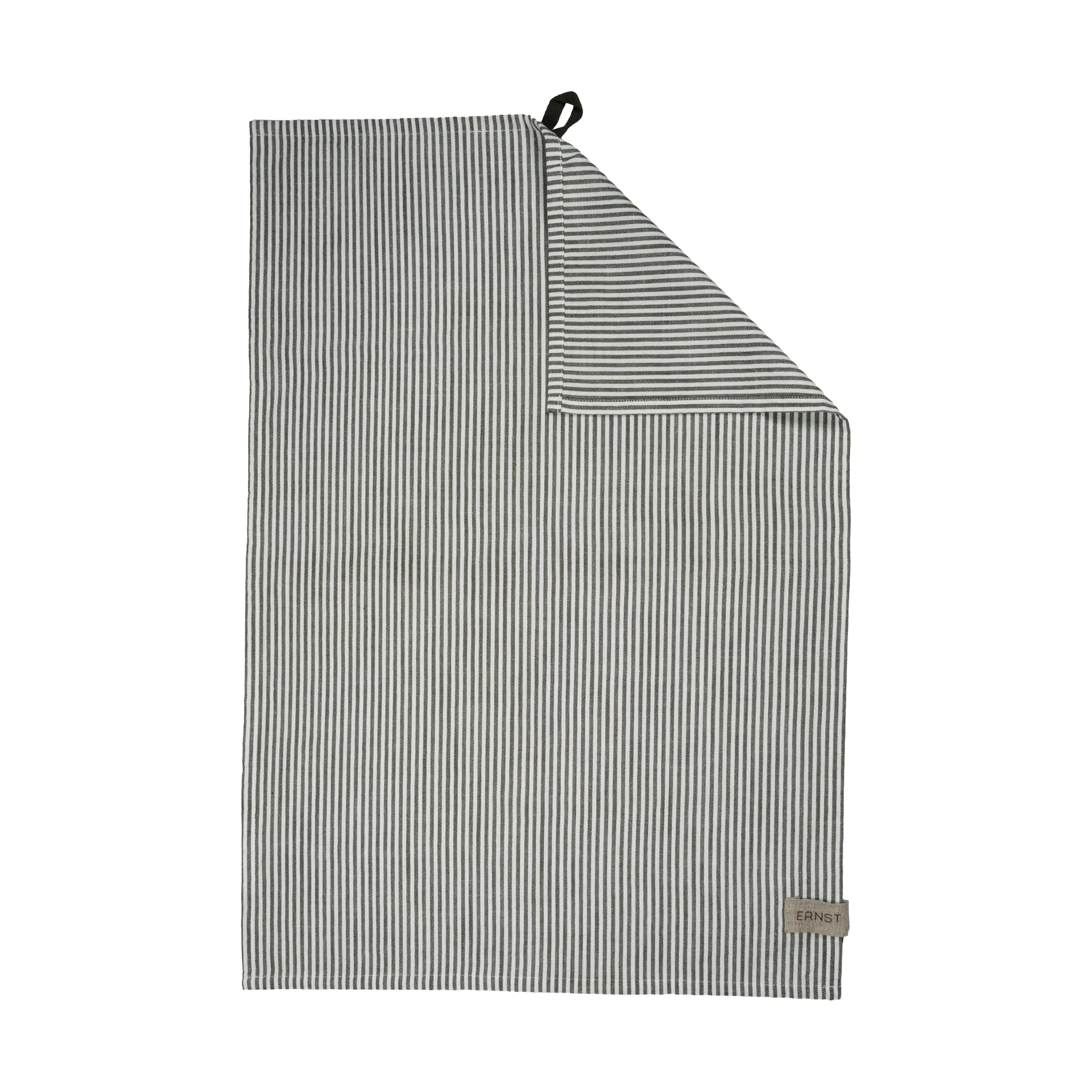 Ernst kitchen towel thin stripes 47x70 cm, Sage-white ERNST
