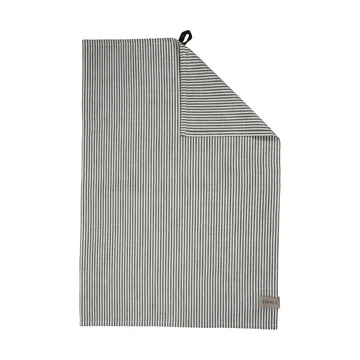 Ernst kitchen towel thin stripes 47x70 cm - Sage-white - ERNST