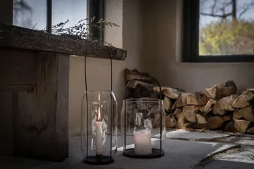 Ernst light lantern Ø16x30 cm - Black - ERNST