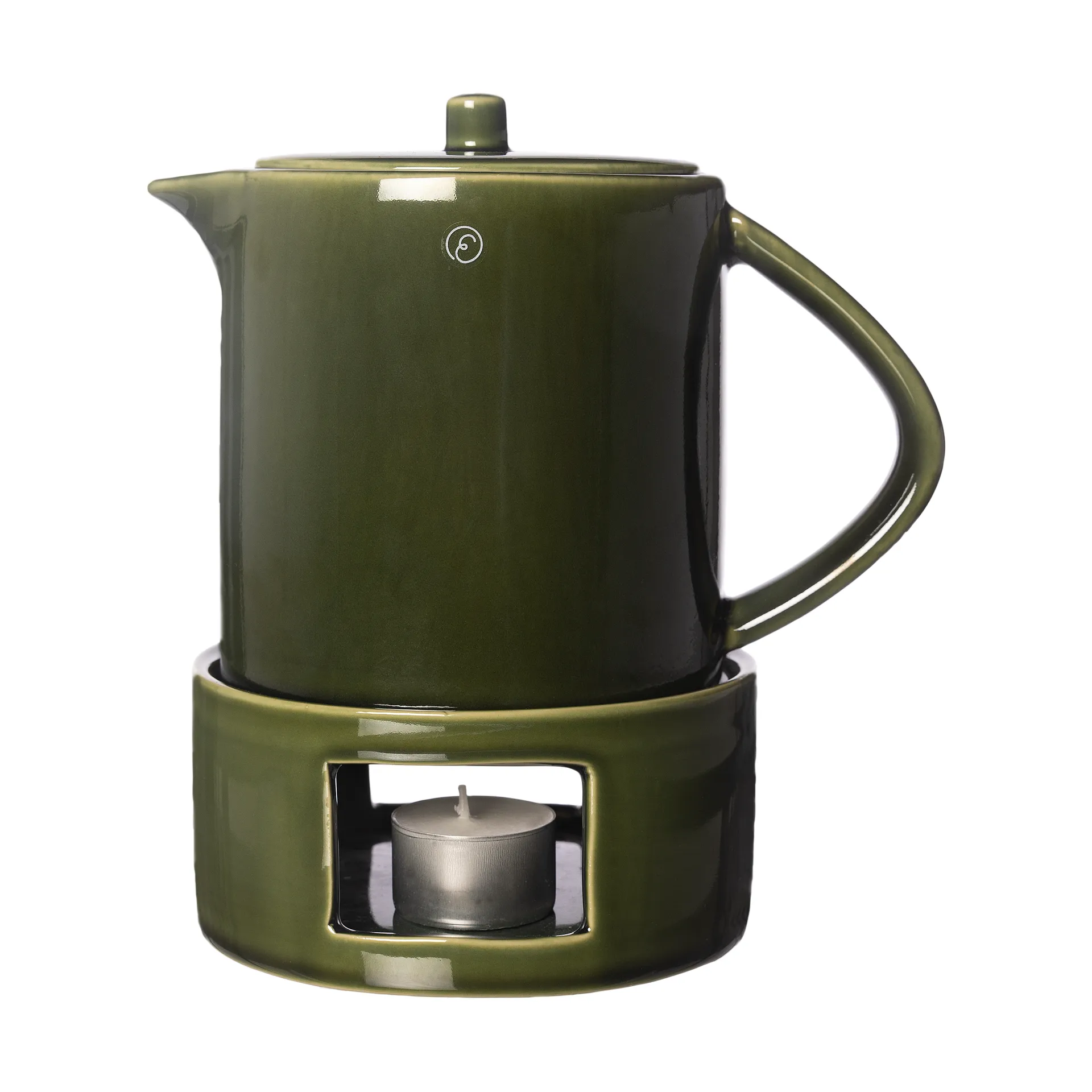 Ernst mulled wine jug with warmer, Green ERNST