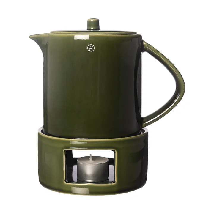 Ernst mulled wine jug with warmer - Green - ERNST