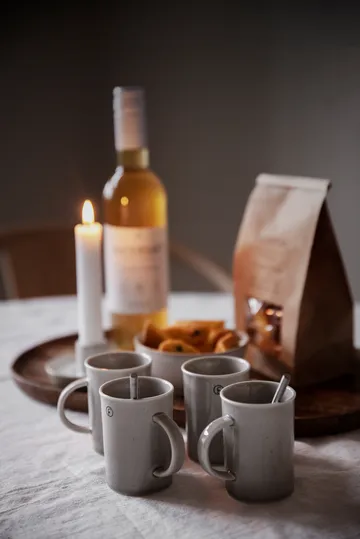 Ernst mulled wine mug porcelain 7.5 cm - Sand - ERNST