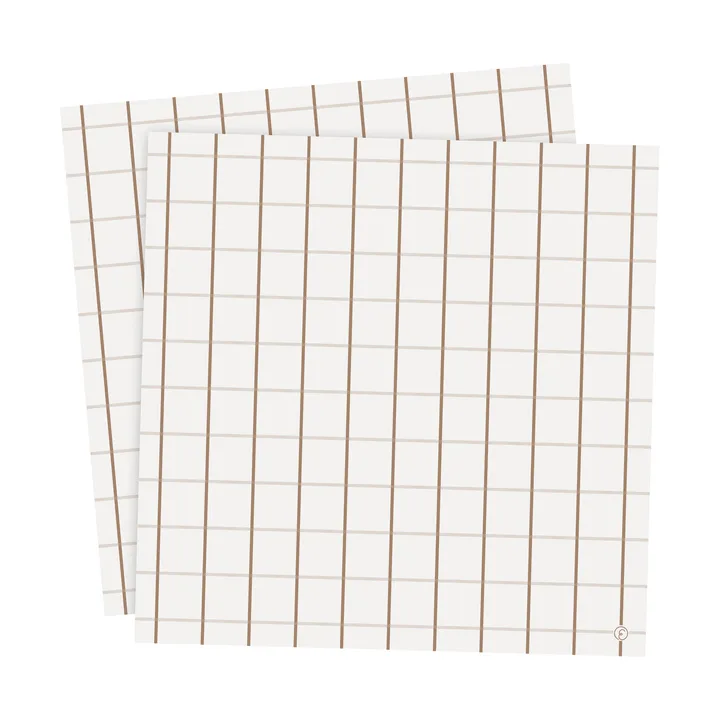 Ernst napkin checkered 33x33 cm 20-pack - Cola-cola - ERNST