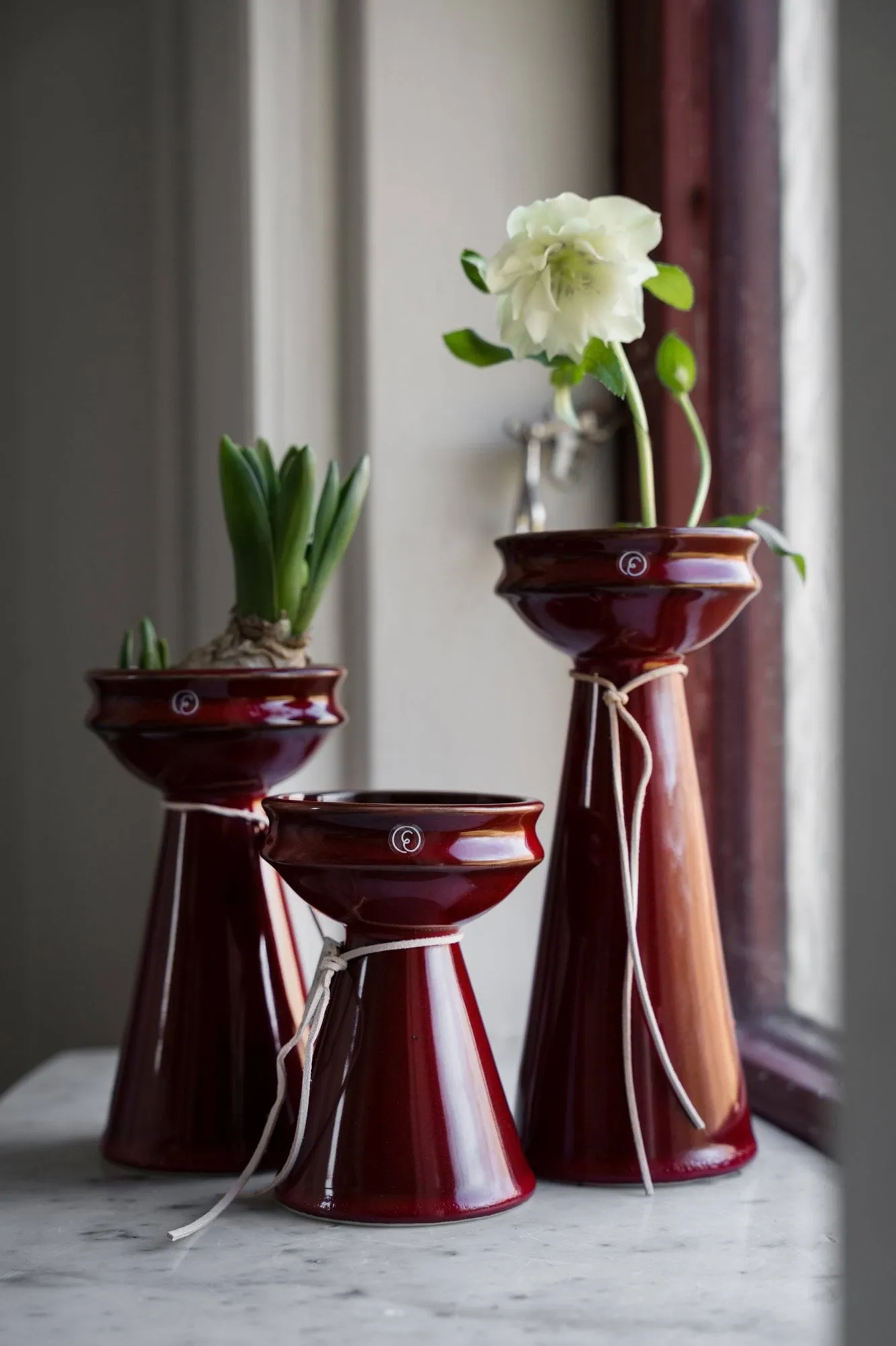 Ernst onion vase 16 cm, Red ERNST