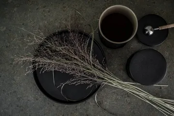 Ernst ovenproof dish - Black-natural, Ø30x5 cm - ERNST