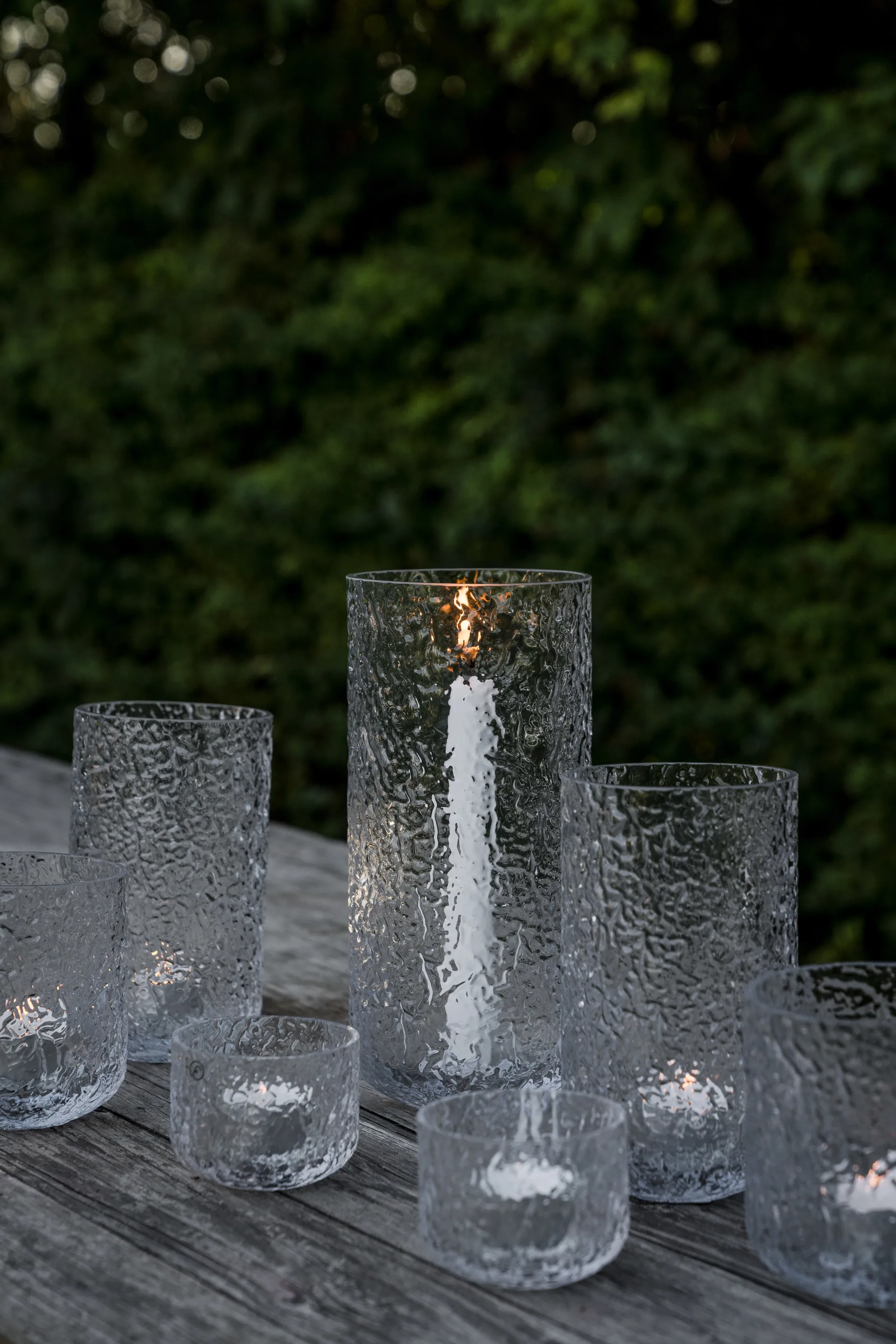 Ernst patterned candle holder, Ø10x9 cm ERNST