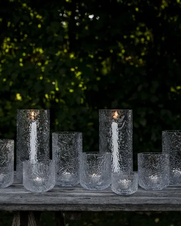 Ernst patterned candle holder - Ø8x6 cm - ERNST