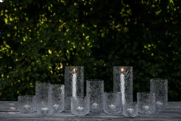 Ernst patterned candle holder - Ø9x15 cm - ERNST