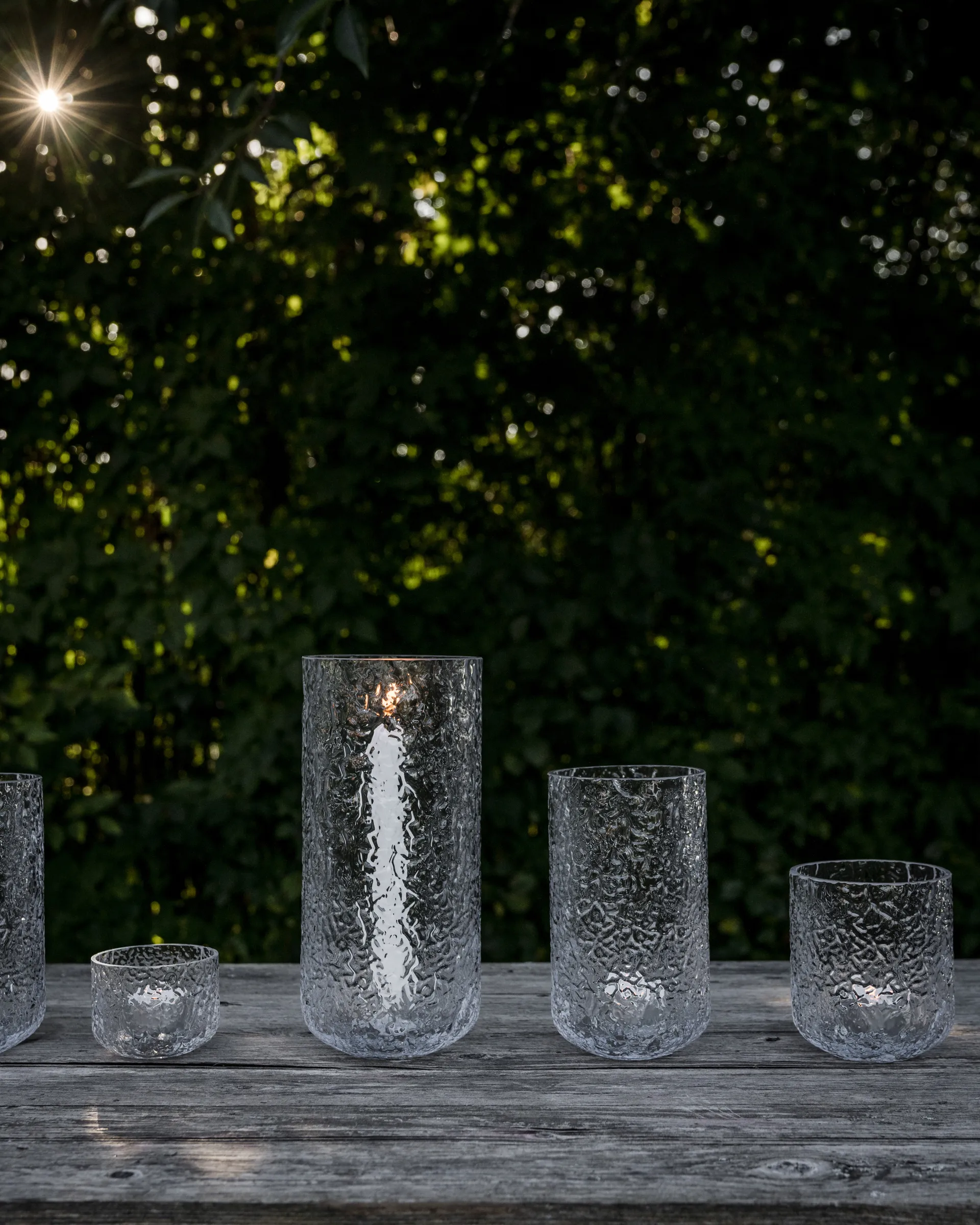 Ernst patterned candle holder, Ø9x15 cm ERNST