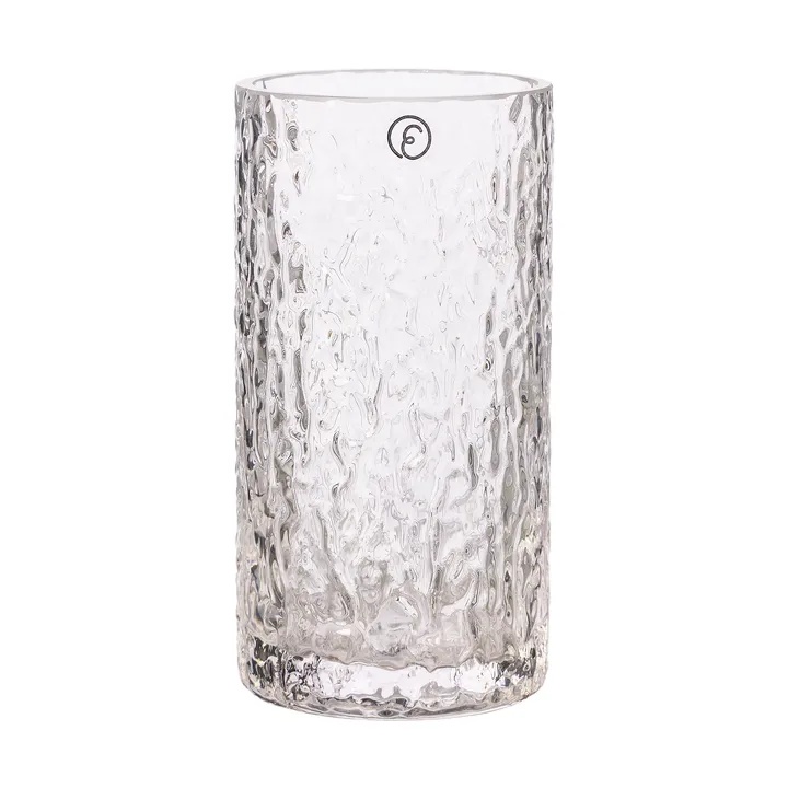 Ernst patterned vase/candle holder - Clear, Ø5.3x11.3 cm - ERNST