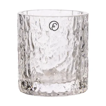 Ernst patterned vase/candle holder - Clear, Ø5.3x6.5 cm - ERNST