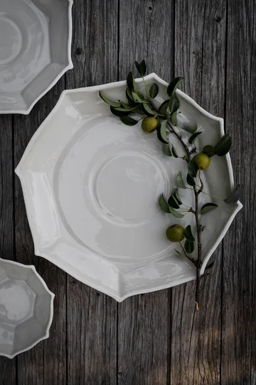 Ernst serving platter Ø37 cm - Off-white - ERNST