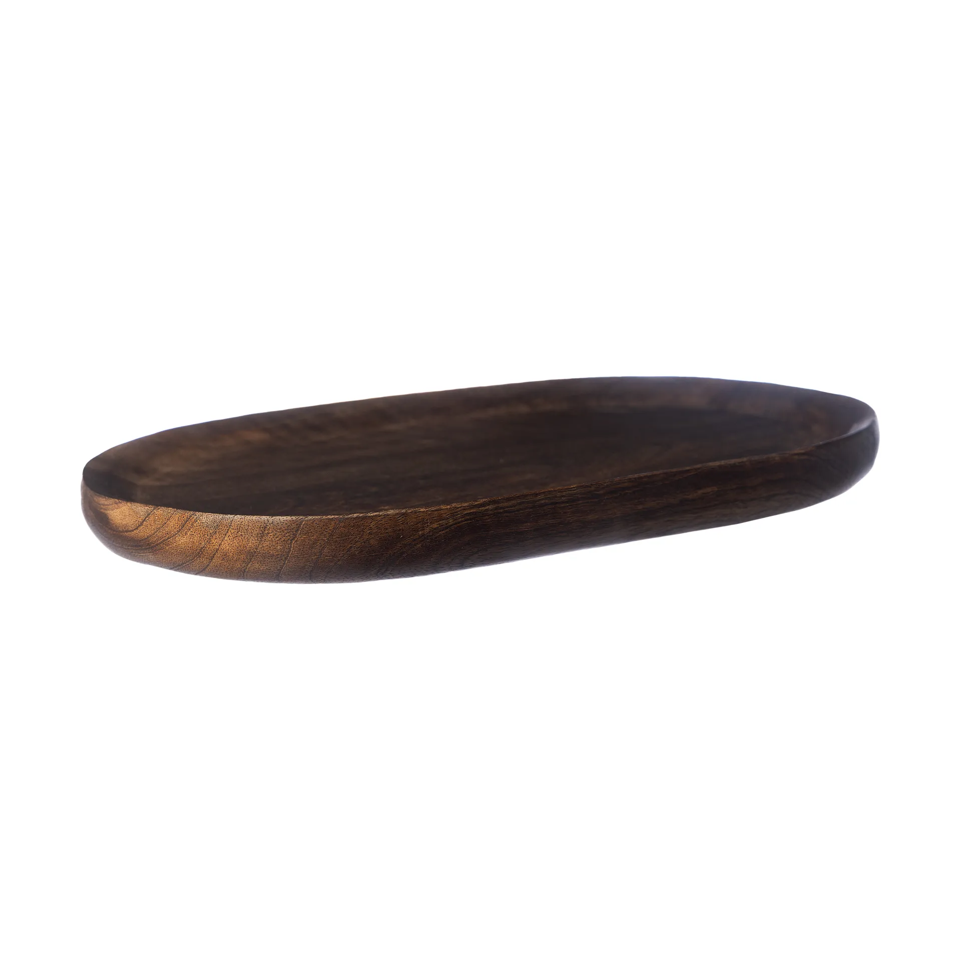 Ernst serving tray oval 17x28 cm, Dark brown ERNST