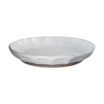 Ernst side plate stoneware - White-nature, Ø17x3 cm - ERNST