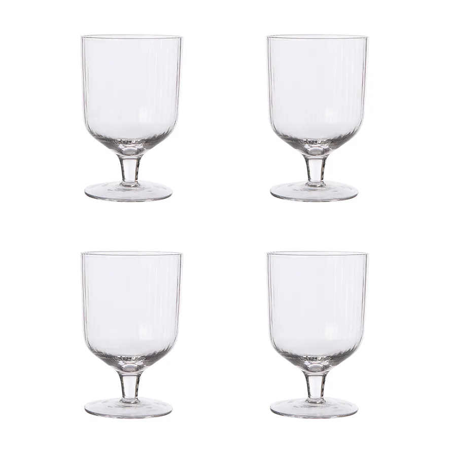 Ernst snaps glass 4-pack, Clear ERNST