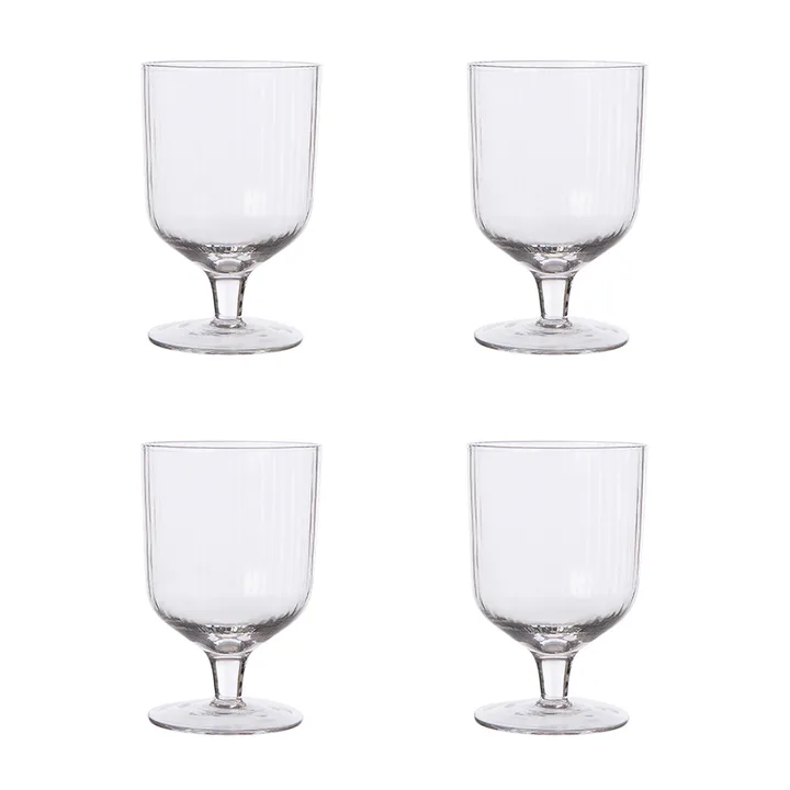 Ernst snaps glass 4-pack - Clear - ERNST