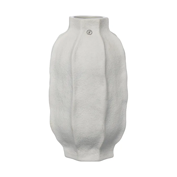 Ernst stoneware vase Ø13x22 cm - Natural white - ERNST