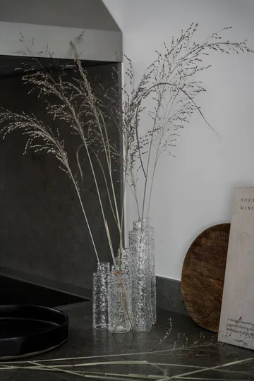 Ernst structure glass vase clear - Ø5x25 cm - ERNST