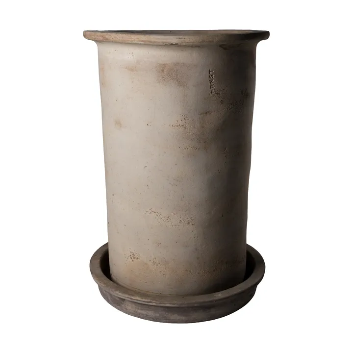 Ernst terracotta pot with saucer - Ø25x35 cm - ERNST