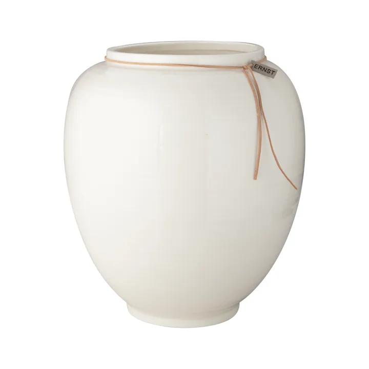 Ernst vase white glazed - 28 cm - ERNST