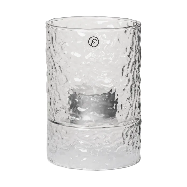 Ernst vase/tealight holder textured - Ø7.5x11 cm - ERNST