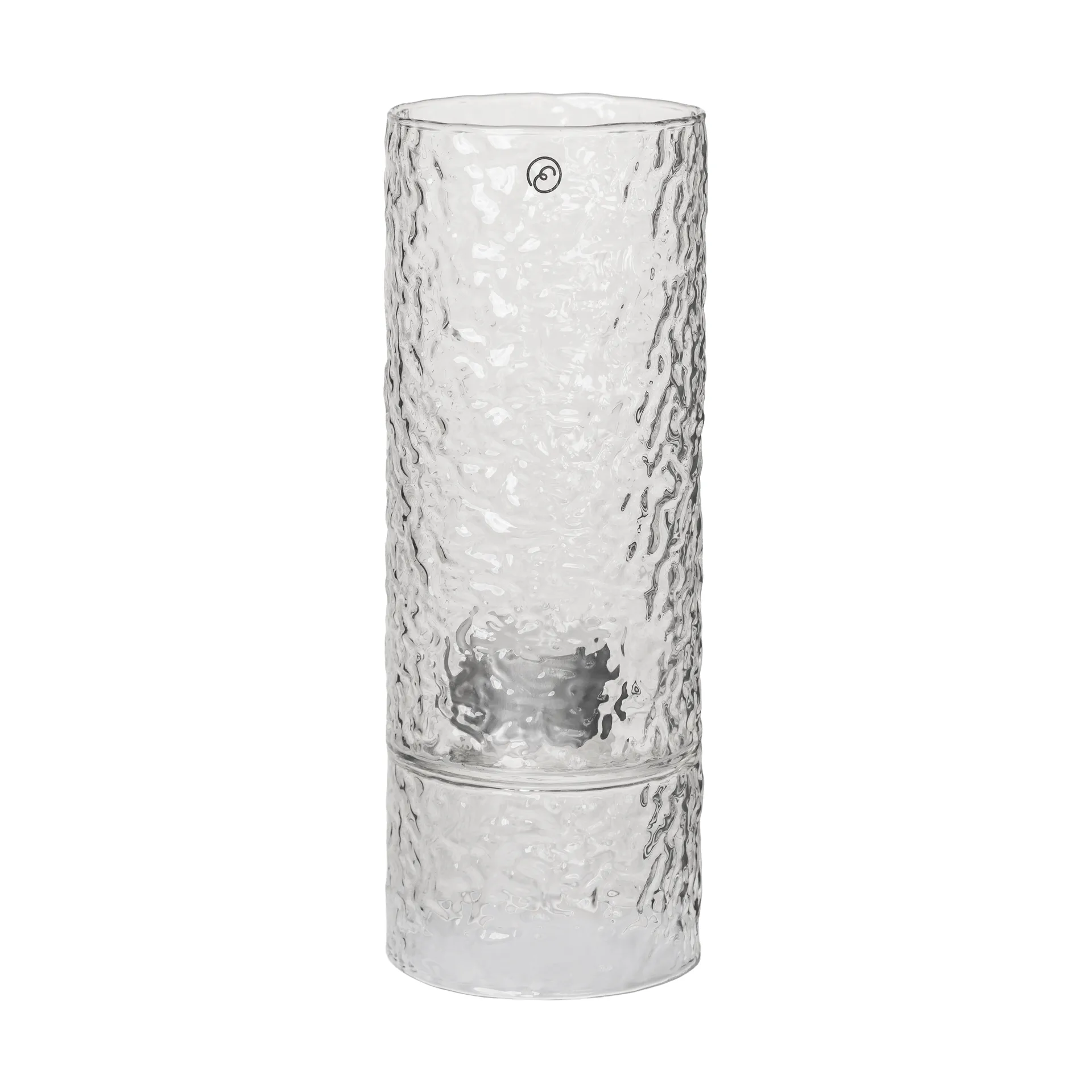 Ernst vase/tealight holder textured, Ø7.5x20 cm ERNST