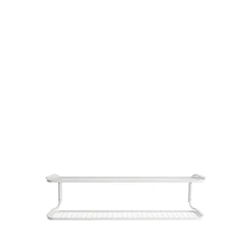Classic 650 shoe shelf - White/white, 2 levels, 100 cm - Essem Design