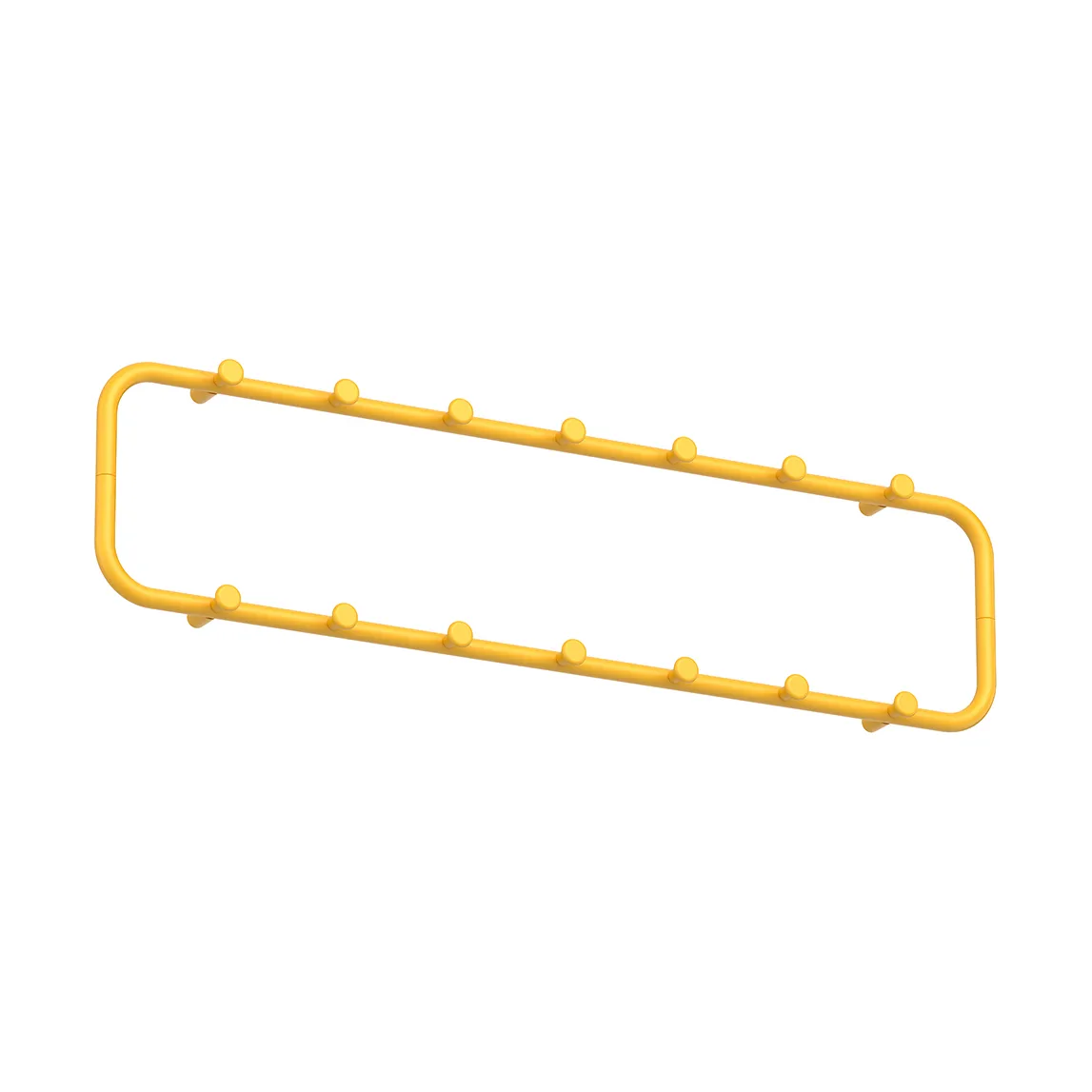 Classic coat rack 80 cm, Sun yellow Essem Design