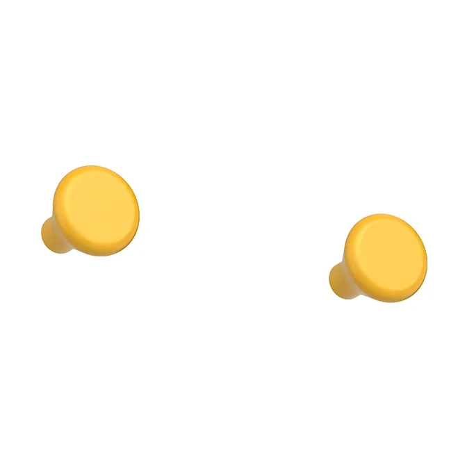 Classic hook large 2-pack - Sun yellow - Essem Design
