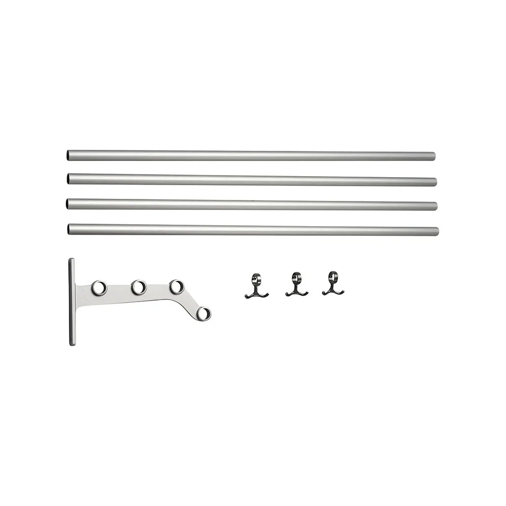 Nostalgi 291 add-on hat shelf, Aluminium, aluminium stand Essem Design