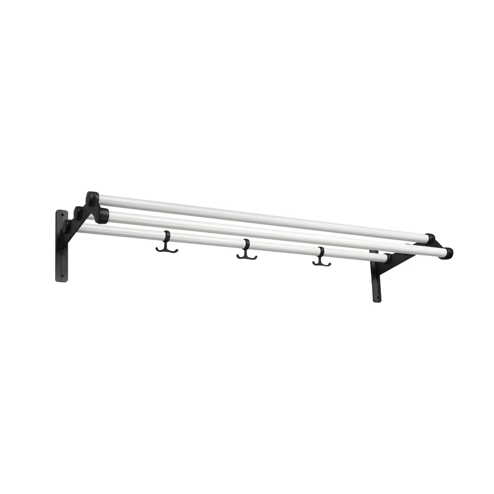 Nostalgi 291 hat shelf, White, black  Essem Design