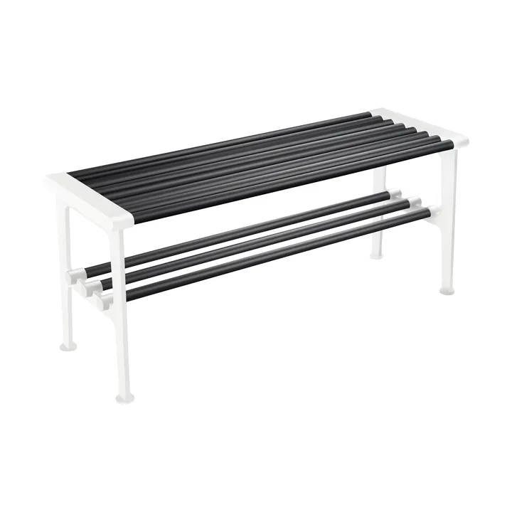 Nostalgi bench 100 cm - Black-white - Essem Design