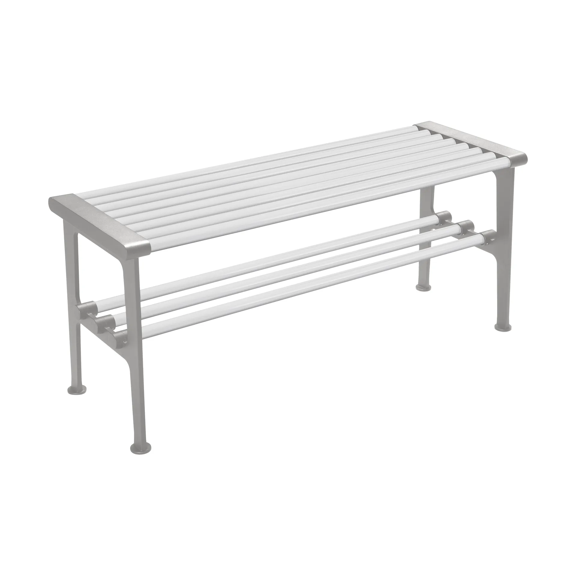 Nostalgi bench 100 cm, White-aluminium Essem Design