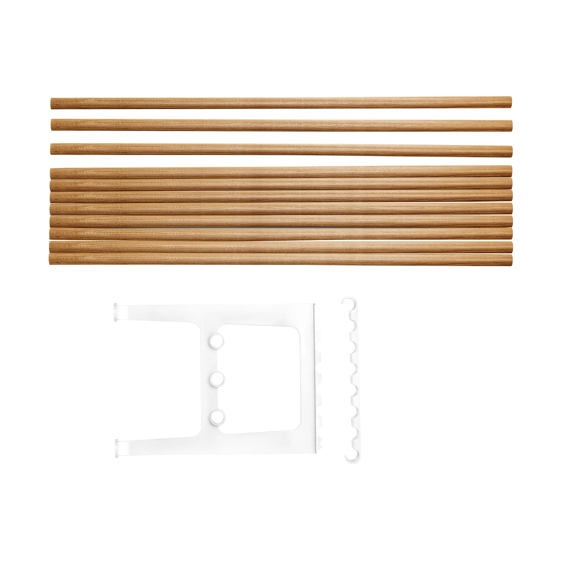 Nostalgi bench extension 100 cm, Oak-white Essem Design