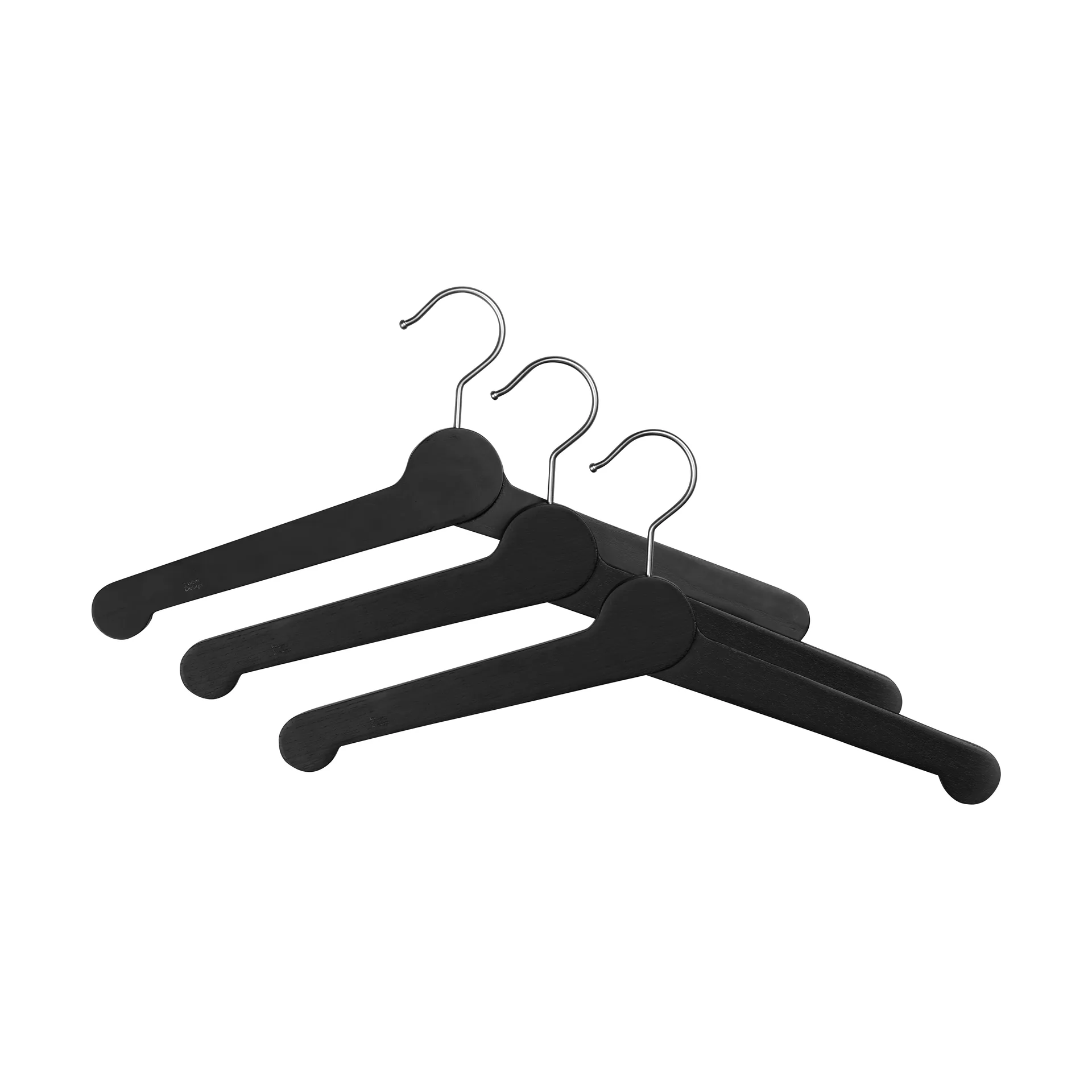 Nostalgi clothes hanger 3-pack, Black Essem Design