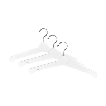 Nostalgi clothes hanger 3-pack - White - Essem Design